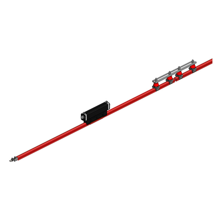 Safe-Lec 2 Power Interrupting Sections, 100A/125A Galvanized, Red Med Heat Polycarbonate Cover