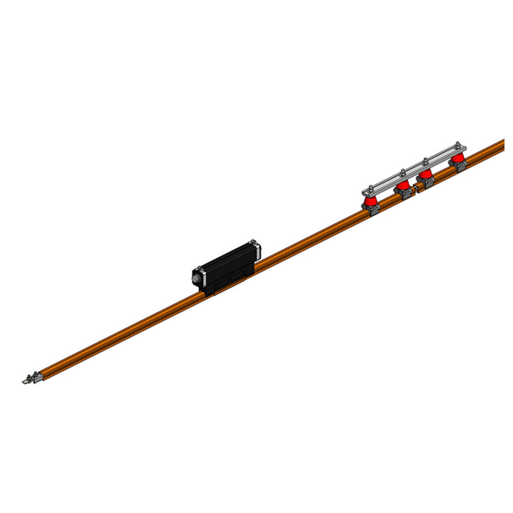 Safe-Lec 2 Power Interrupting Sections, 200A AL/SS, Orange PVC Cover