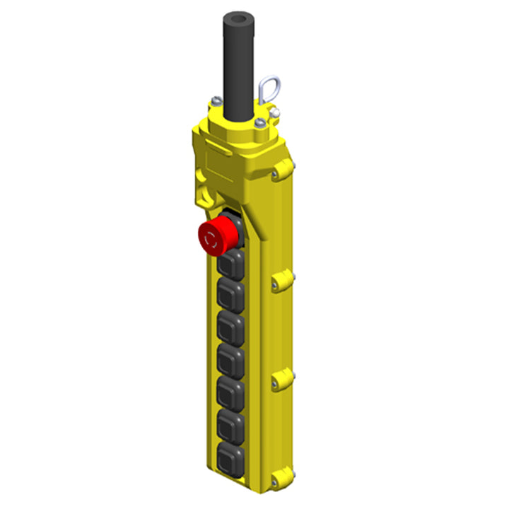 80 Series 8-button Pendant with 34313, 34306, and three 34296 switches