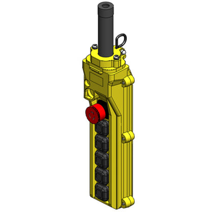 80 Series 6-button Pendant with 34313, 34306, and two 34295 switches