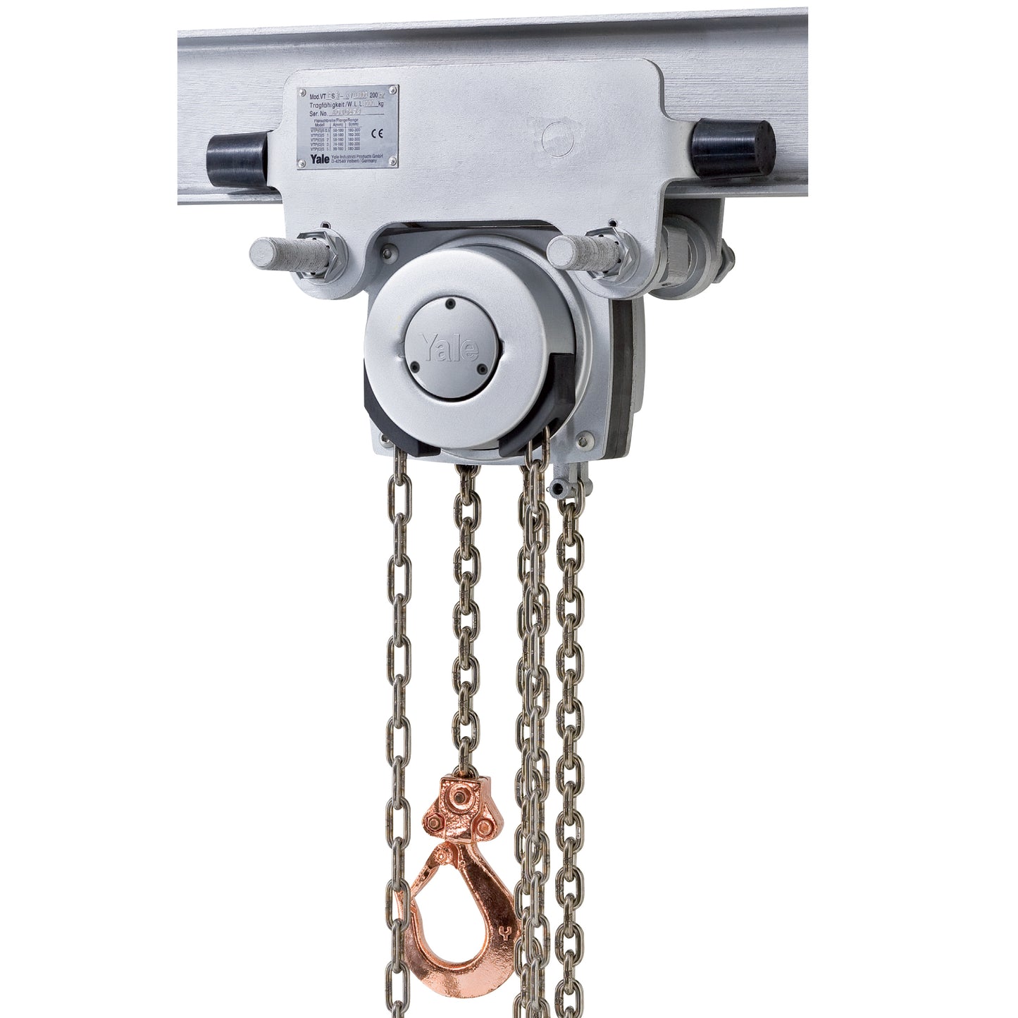 Yale® 360 Degree Atex 6 Ton (t) Capacity Integrated Trolley Hoist